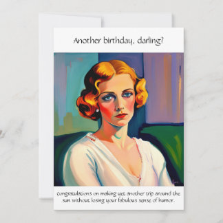 Carte Anniversaire drôle et sarcastique
