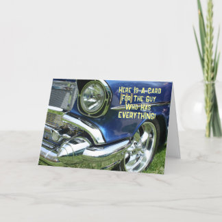 Carte Anniversaire Drôle...Le Type Qui A Tout, Vs 2