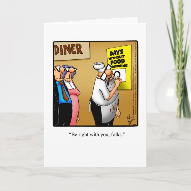 Carte Anniversaire Drôle Pour Ses "Spectickles" (Devant)