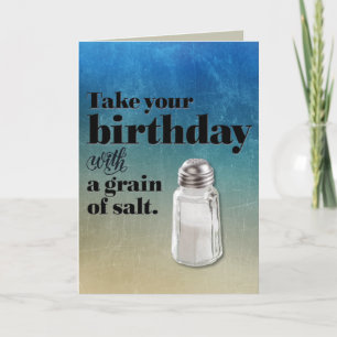 Carte Anniversaire drôle "Quart of Margaritas"