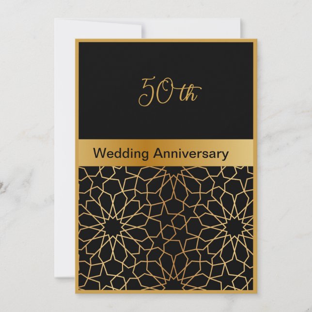 carte anniversaire du 50e mariage (Devant)