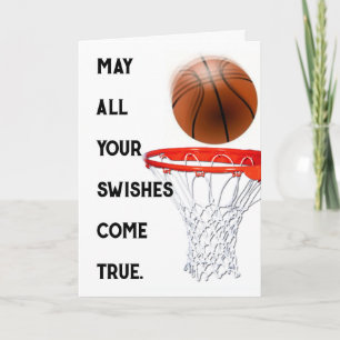 Carte Anniversaire du basket-ball