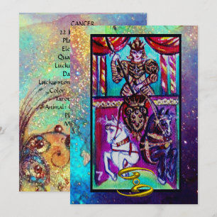 CARTE ANNIVERSAIRE DU CANCER, DE L'ASTROLOGIE DU TAROT D