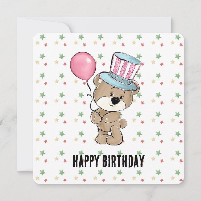 Carte Anniversaire du Carnaval (Devant)