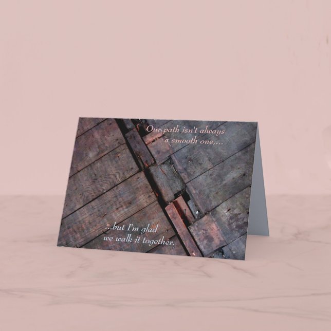 Carte Anniversaire du chemin d'accès brut (Créateur téléchargé)