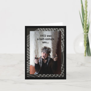 Carte Anniversaire du demi-siècle