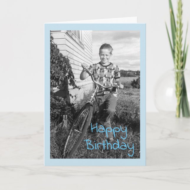 Carte Anniversaire du Frère vintage (Devant)