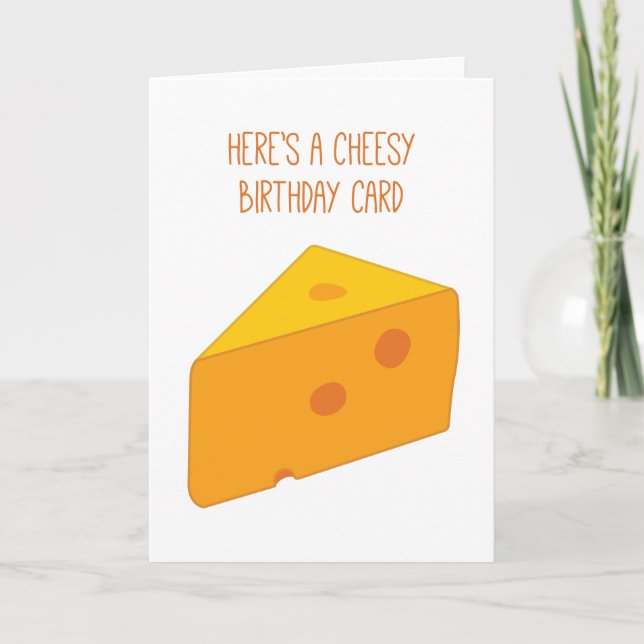 Carte Anniversaire du fromage (Devant)