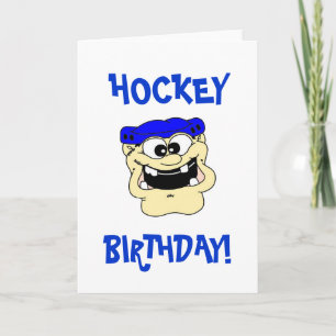 Carte Anniversaire du hockey