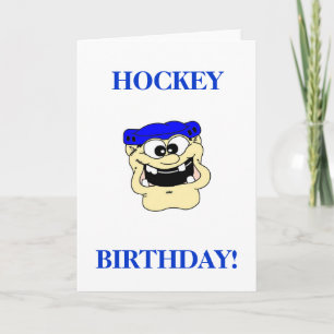 Carte Anniversaire du hockey
