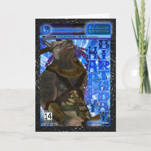 Carte Anniversaire du jeu d'ordinateur
