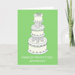 Carte Anniversaire du Mariage de la Saint Patrick