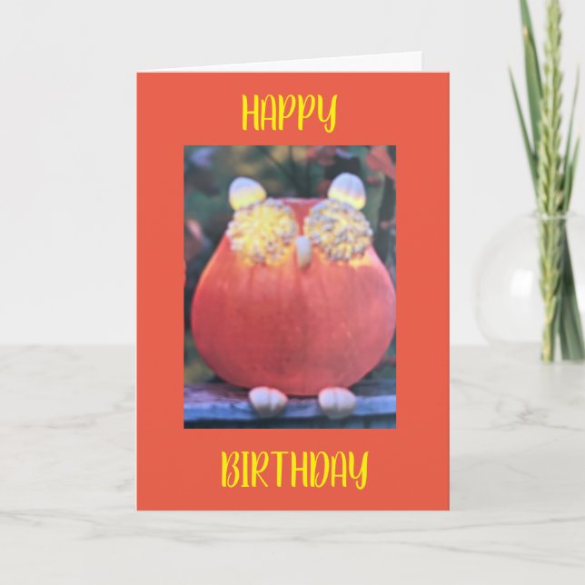 CARTE ***ANNIVERSAIRE DU MEILLEUR AMI D'AUTOMNE**** (Devant)