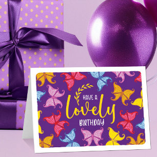 Carte Anniversaire du papillon