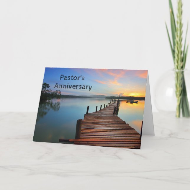 Carte Anniversaire du pasteur (Devant)