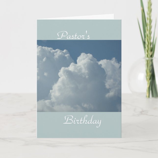 Carte Anniversaire du pasteur (Devant)