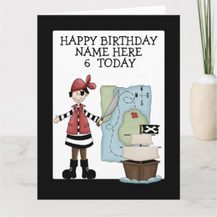 Carte Anniversaire du Pirate