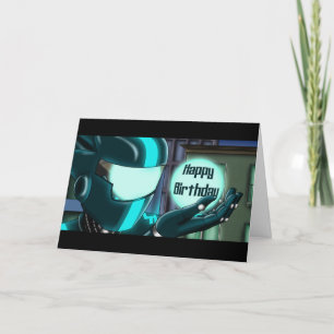 Carte Anniversaire du robot