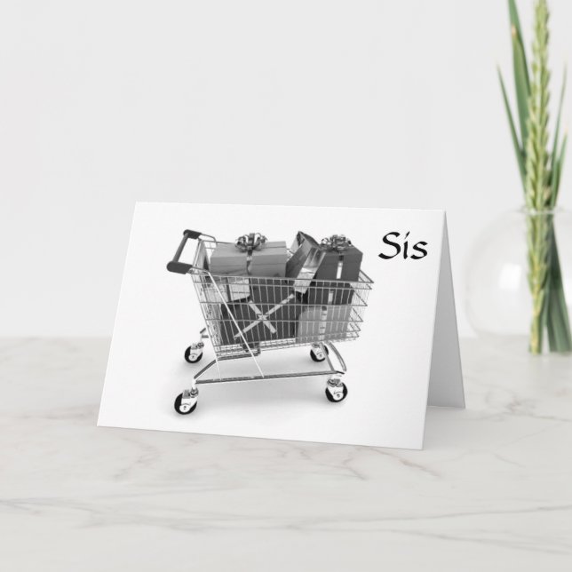 CARTE ANNIVERSAIRE DU SIS DU FAV SHOPPING PARTNER (Devant)