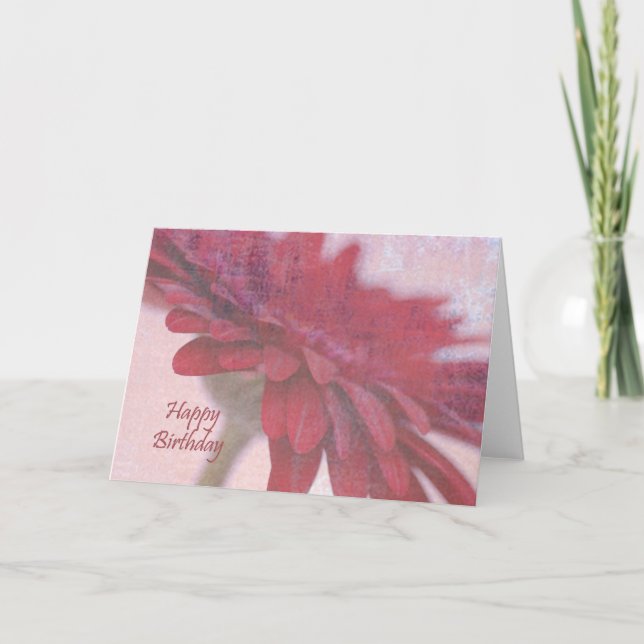 Carte Anniversaire du Velvet rouge (Devant)