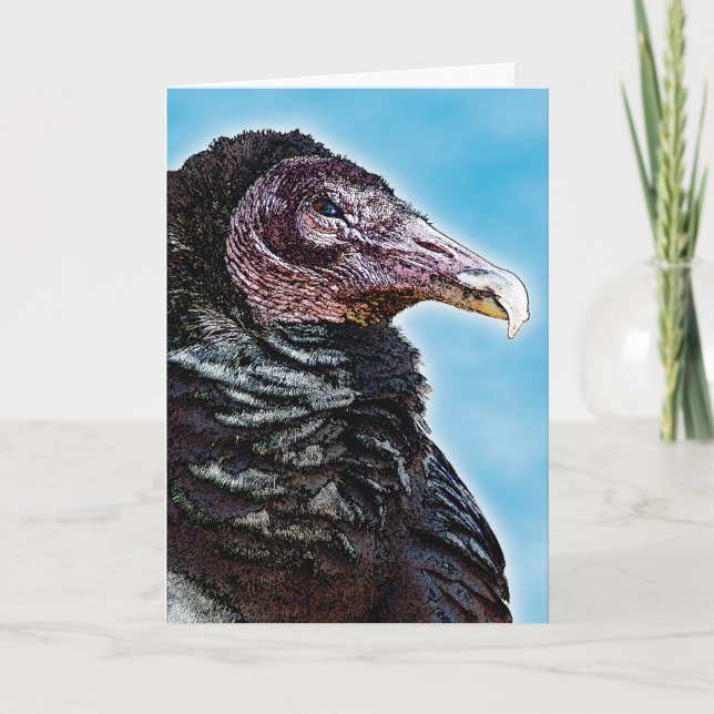 Carte Anniversaire du vieux Buzzard (Devant)
