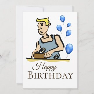 Carte Anniversaire d'un artisan