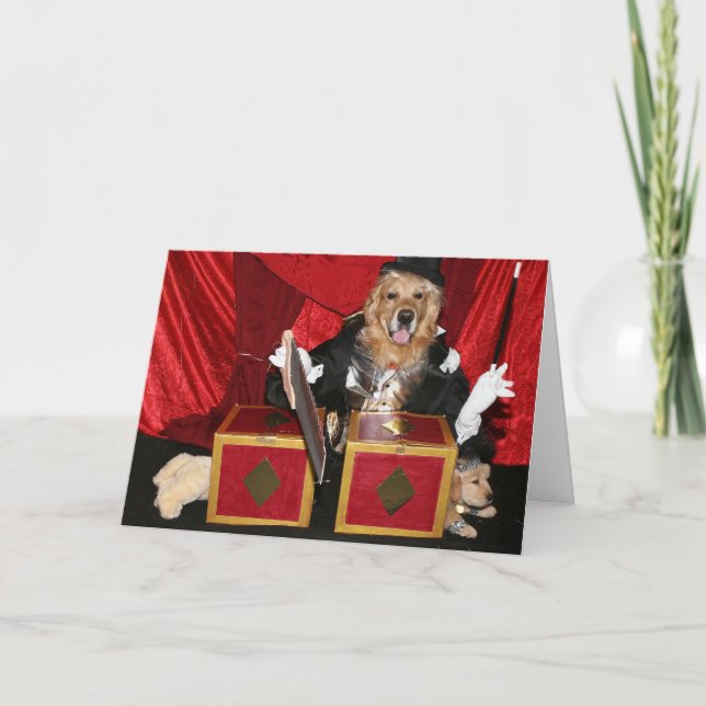 Carte Anniversaire d'un lichen magique (Devant)