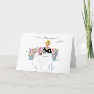 Carte Anniversaire élégant