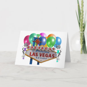 Carte Anniversaire En Fabrique Las Vegas Showgirls Card