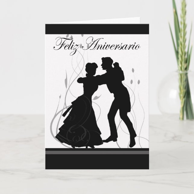 Carte Anniversaire-Espagnol heureux (Devant)