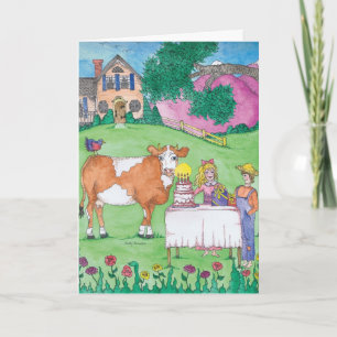 Carte ANNIVERSAIRE - Ferme