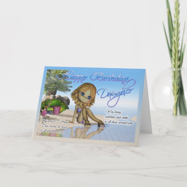 Carte Anniversaire Fille Cutie Pie Collection vie de pla (Devant)