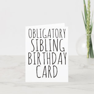 Carte Anniversaire Frère, Carte Anniversaire Soeur