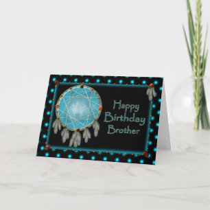 CARTE ANNIVERSAIRE - FRÈRE - DREAMCATCHER