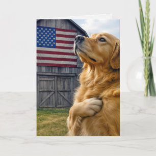 Carte Anniversaire Golden Retriever Annonce Allégeance