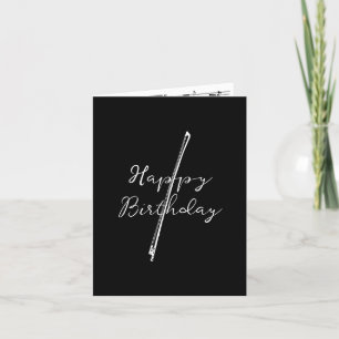 Carte Anniversaire heureux de l'arc violon