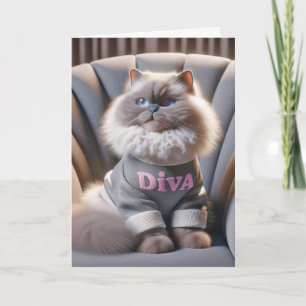 Carte Anniversaire Himalayan Diva Chat
