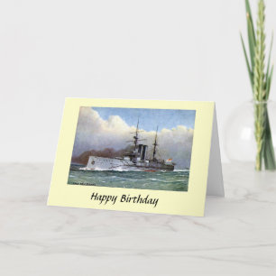 Carte anniversaire - HMS Nouvelle-Zélande