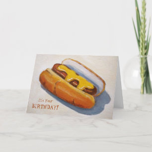 Carte Anniversaire: Hot Diggety Dawg : Peinture de Hot D
