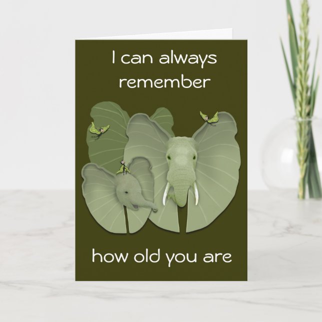 Carte Anniversaire - Humoristique (Devant)