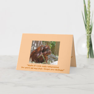 Carte Anniversaire, Humoristique