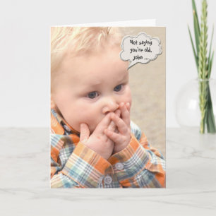 Carte Anniversaire humoristique avec le nom personnel