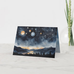 Carte Anniversaire Il Y A De Nombreuses Lunes