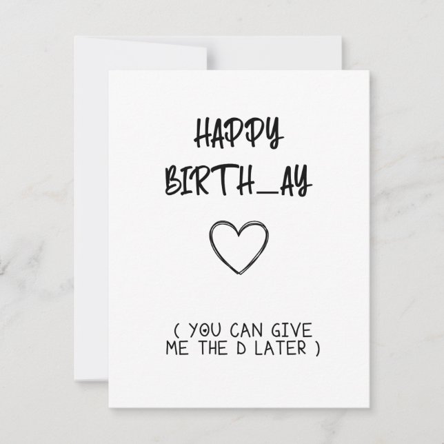 Carte Anniversaire imprimable pour ami de mari (Devant)