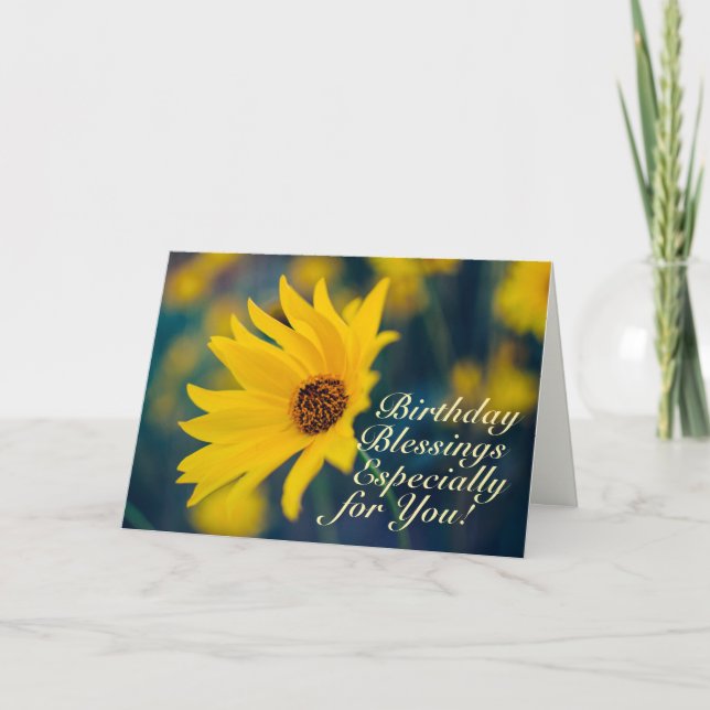 Carte Anniversaire Inspirationnel Bible Verse Jérémie 29 (Devant)