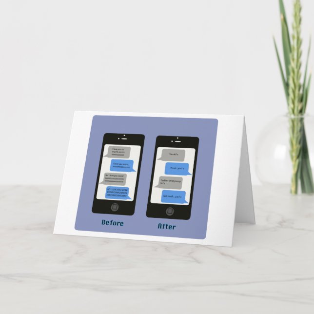 carte anniversaire iPhone (Devant)