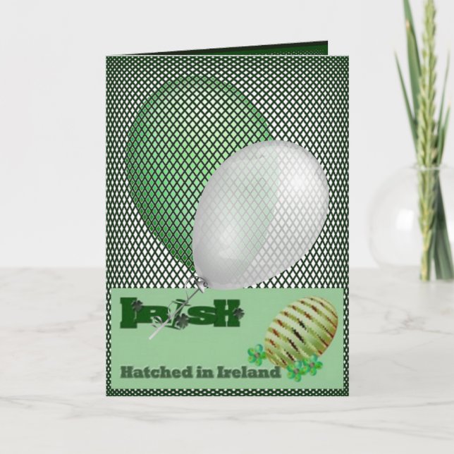 Carte Anniversaire irlandais (Devant)