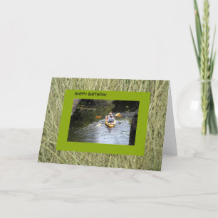 Carte Anniversaire, Kayakers supérieurs