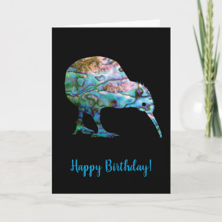 CARTE ANNIVERSAIRE KIWI PERSONNALISABLE