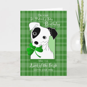 Carte Anniversaire le jour Jack Russell Terrier de St